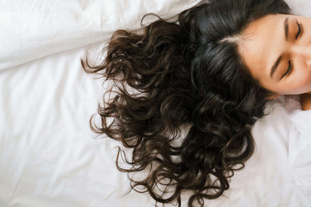 Woman's dry hair