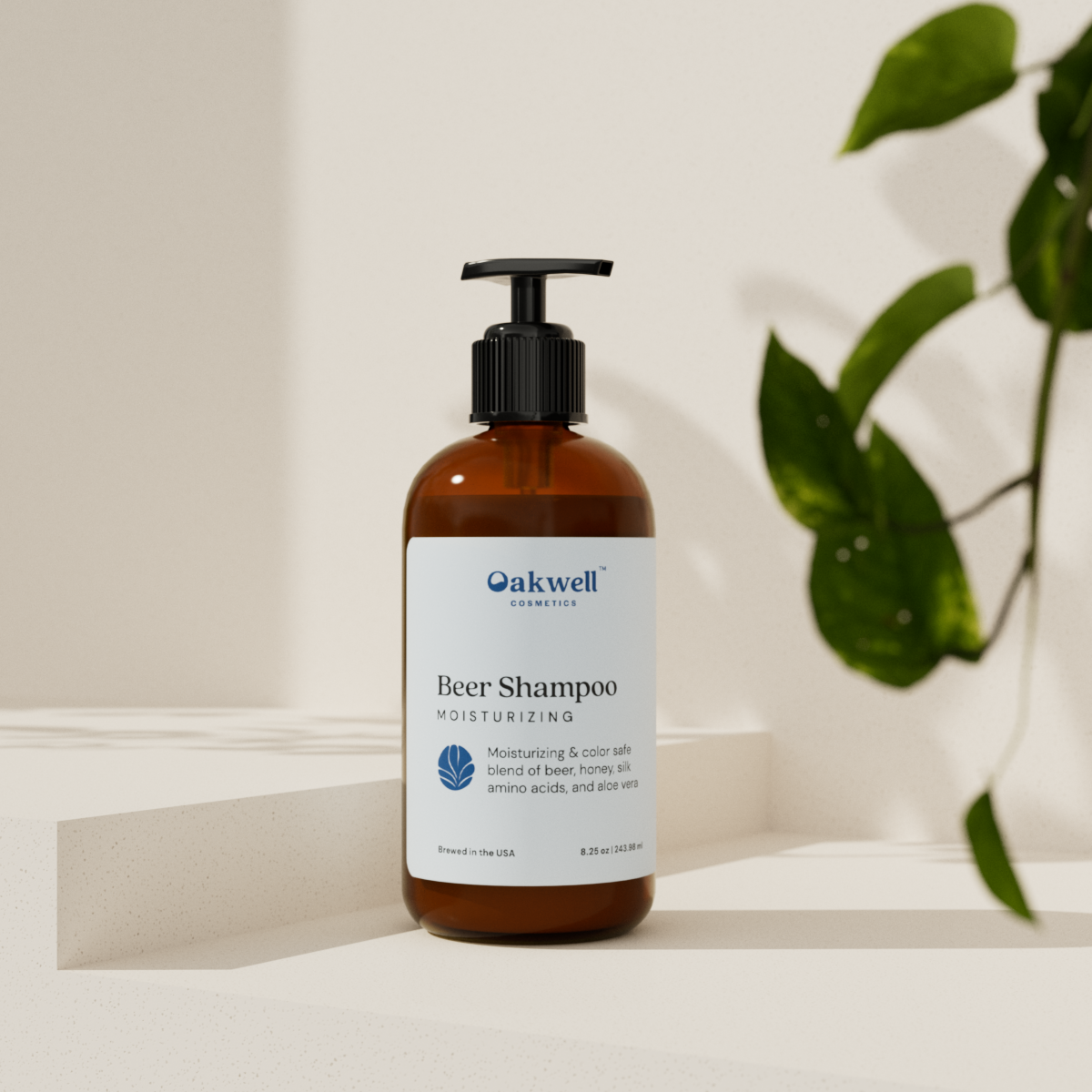 Oakwell Beer Shampoo moisturizing