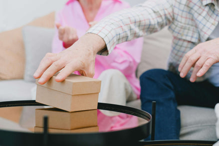 Man with giftbox